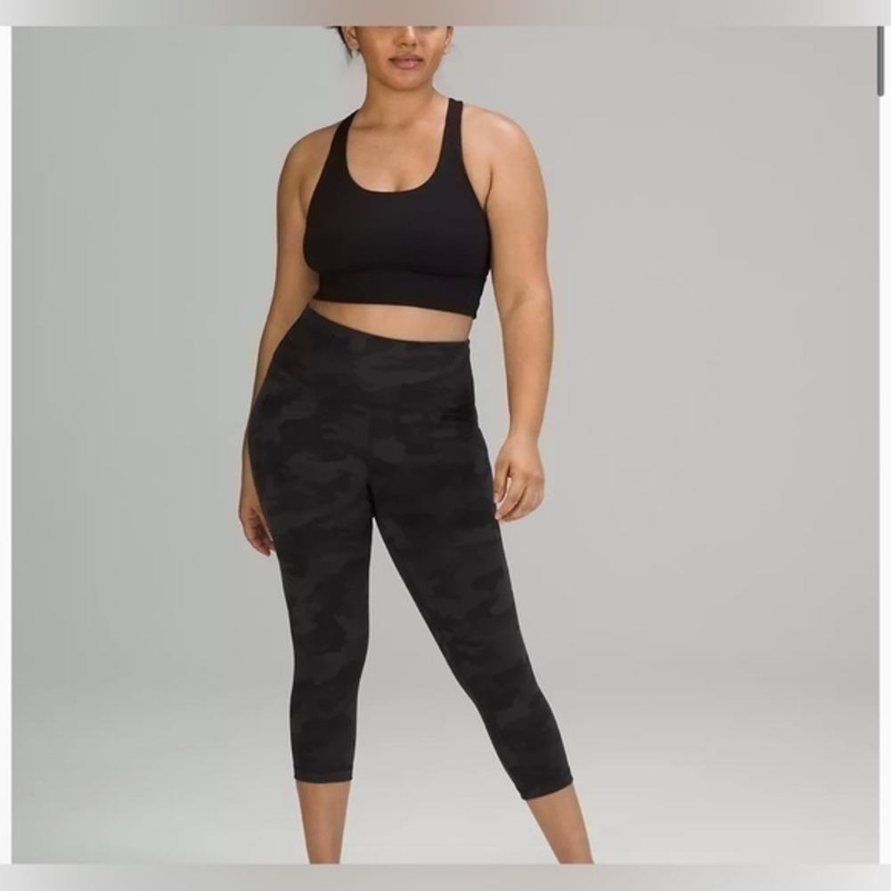 Lululemon Wunder Train High Rise Crop Leggings
